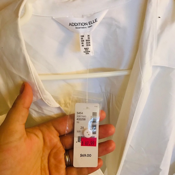 White tunic style top- Additionelle - Picture 2 of 2